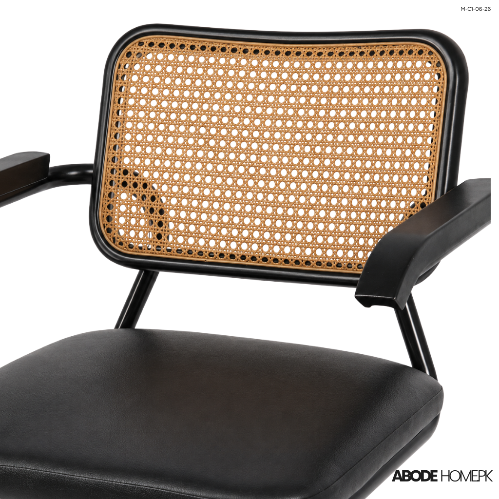 The Noir Cane Chair