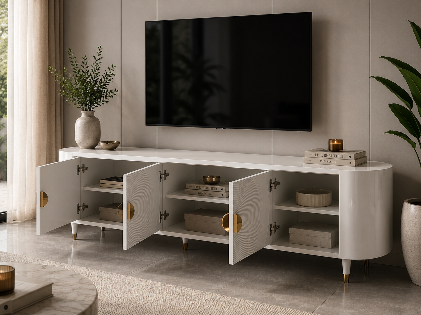 The Orbit Media Console — Contemporary Collection