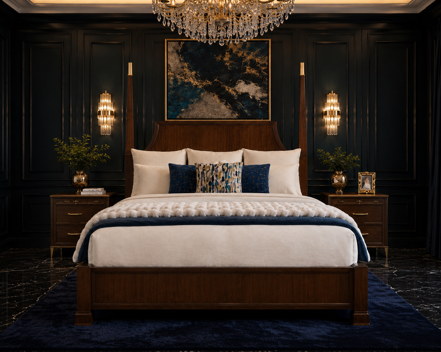 The Crown Bed – Luxe & Glam Collection