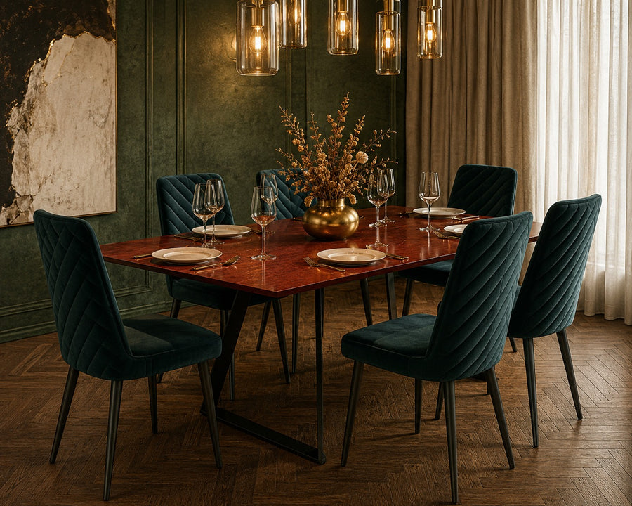 The Imperial Dining Set — Luxe & Glam Collection