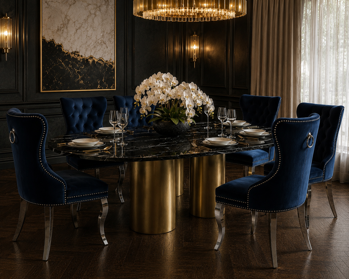 The Imperial Dining Set — Luxe & Glam Collection