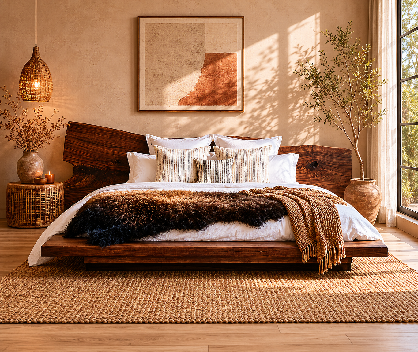 The Slab BedArtisanal & Earthy ✓