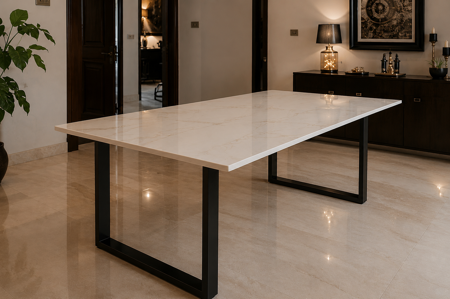 The Stone Dining Set — Modern Collection